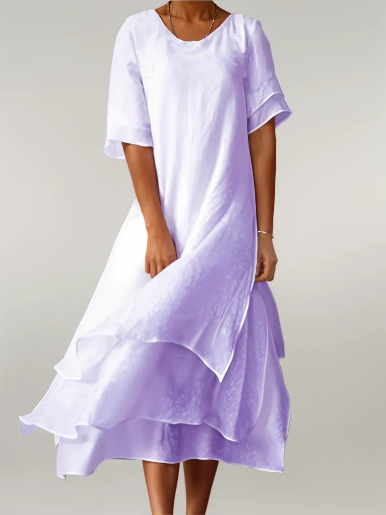 ELOISE | Elegante vestido largo de algodón