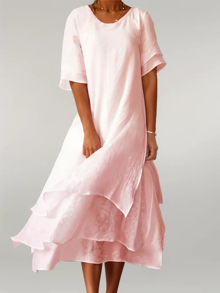ELOISE | Elegante vestido largo de algodón