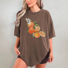 Vintage Orange Graphic T-shirt