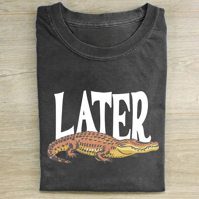 Camiseta gráfica vintage de los años 90 de Later Gator