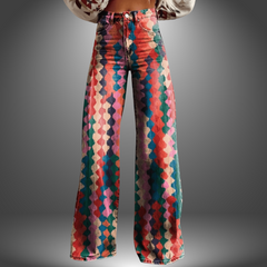 Olivia | Pantalones artesanales coloridos