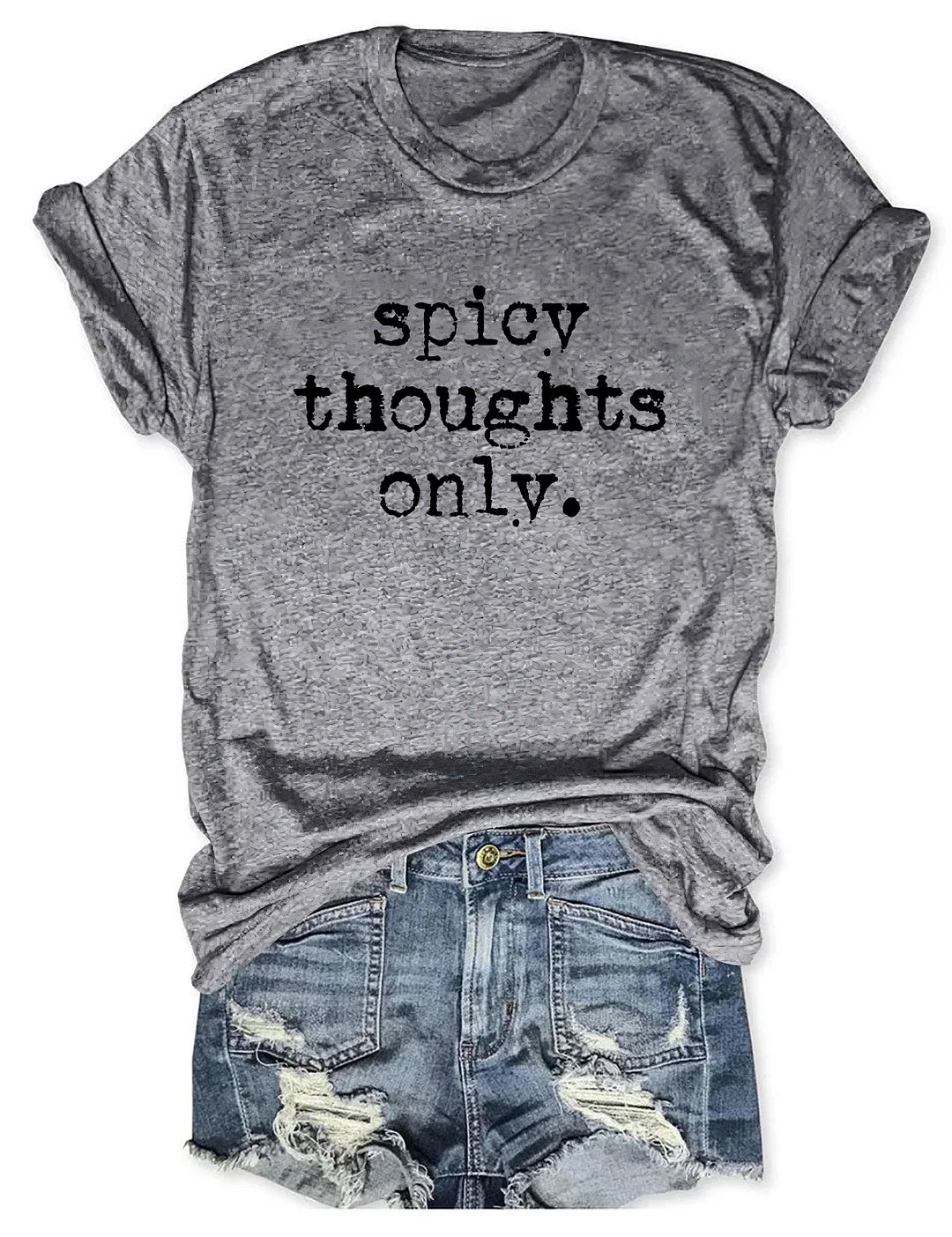Camiseta "Solo pensamientos picantes"