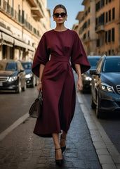 Elegant Dress with Sleeves