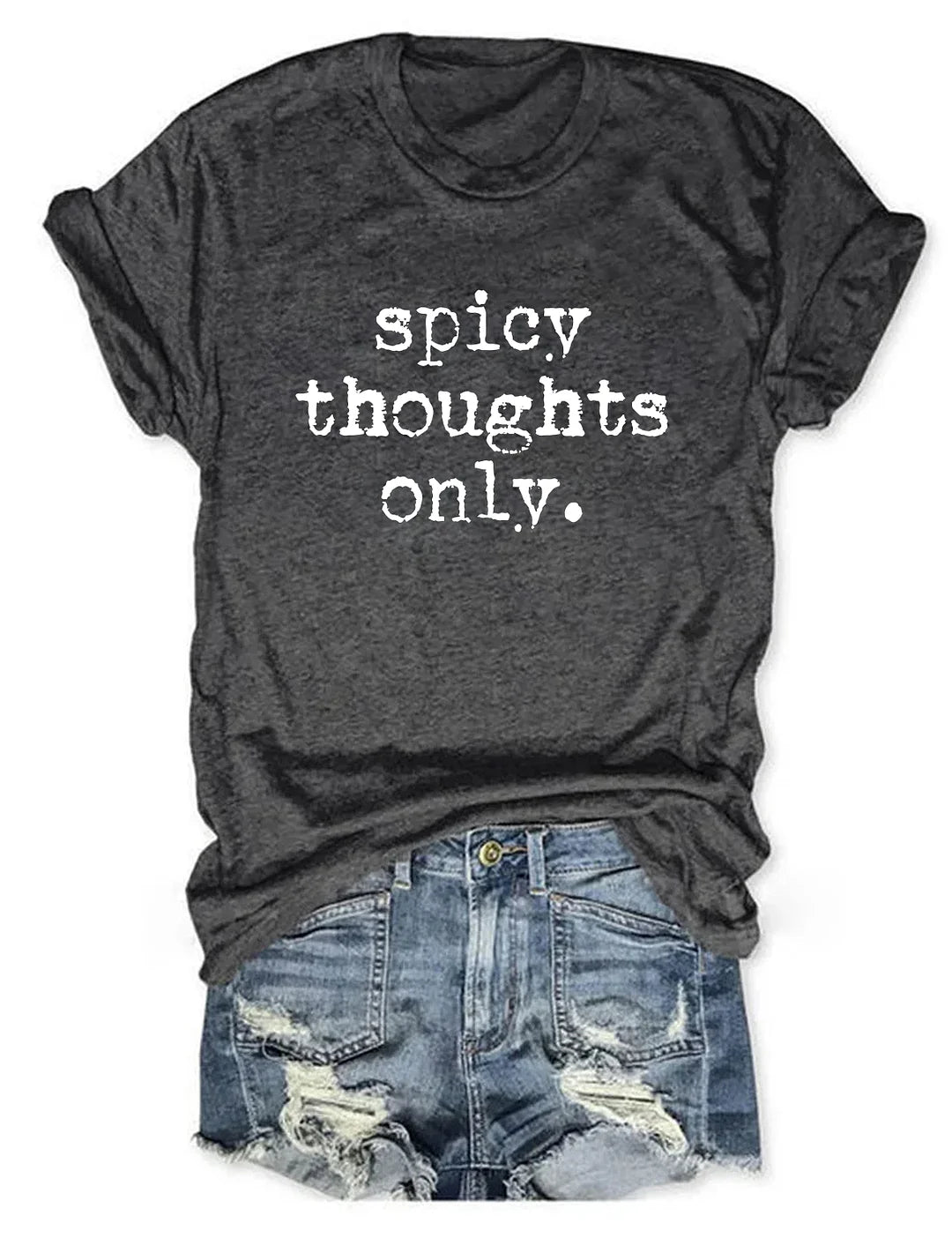 Camiseta "Solo pensamientos picantes"
