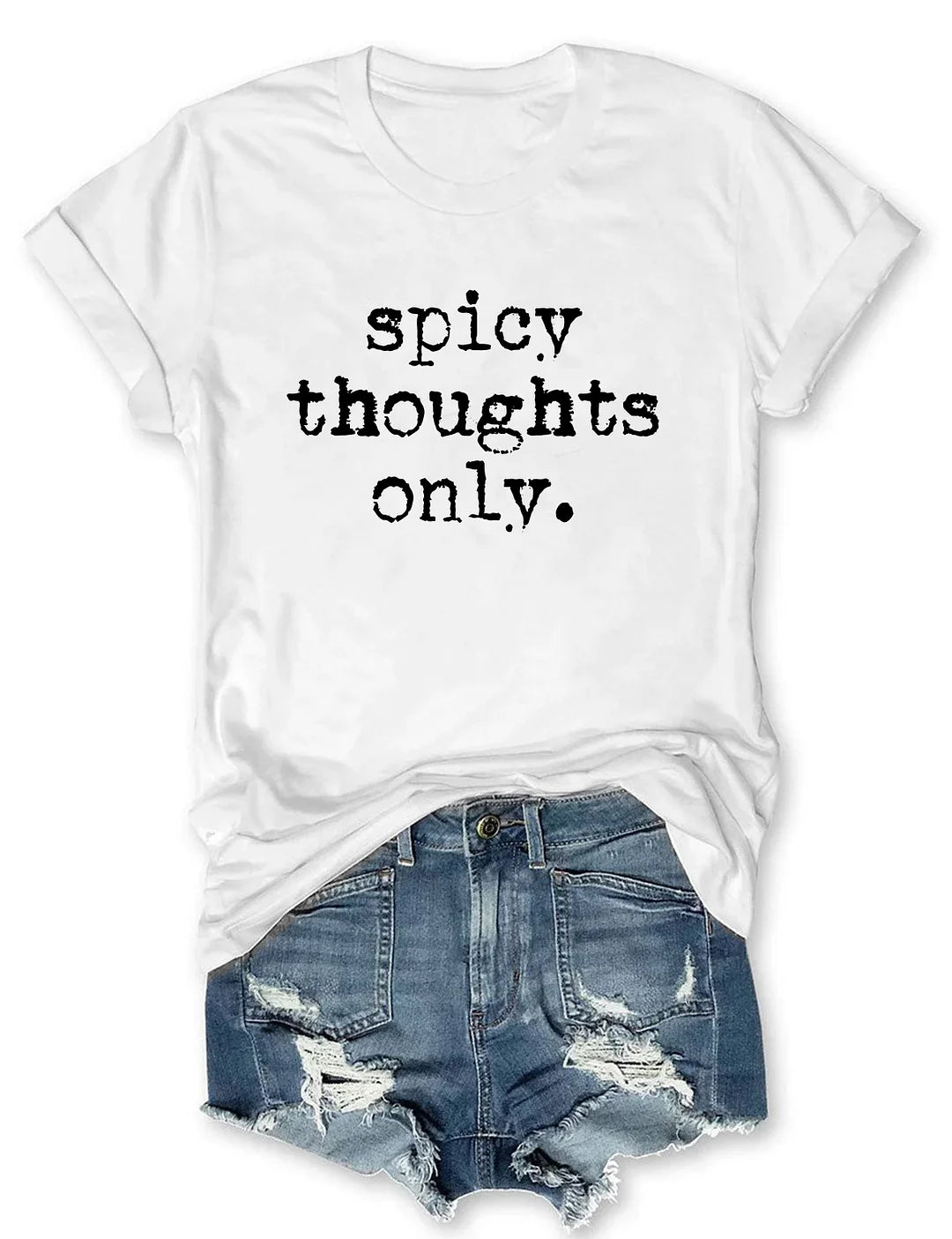 Camiseta "Solo pensamientos picantes"