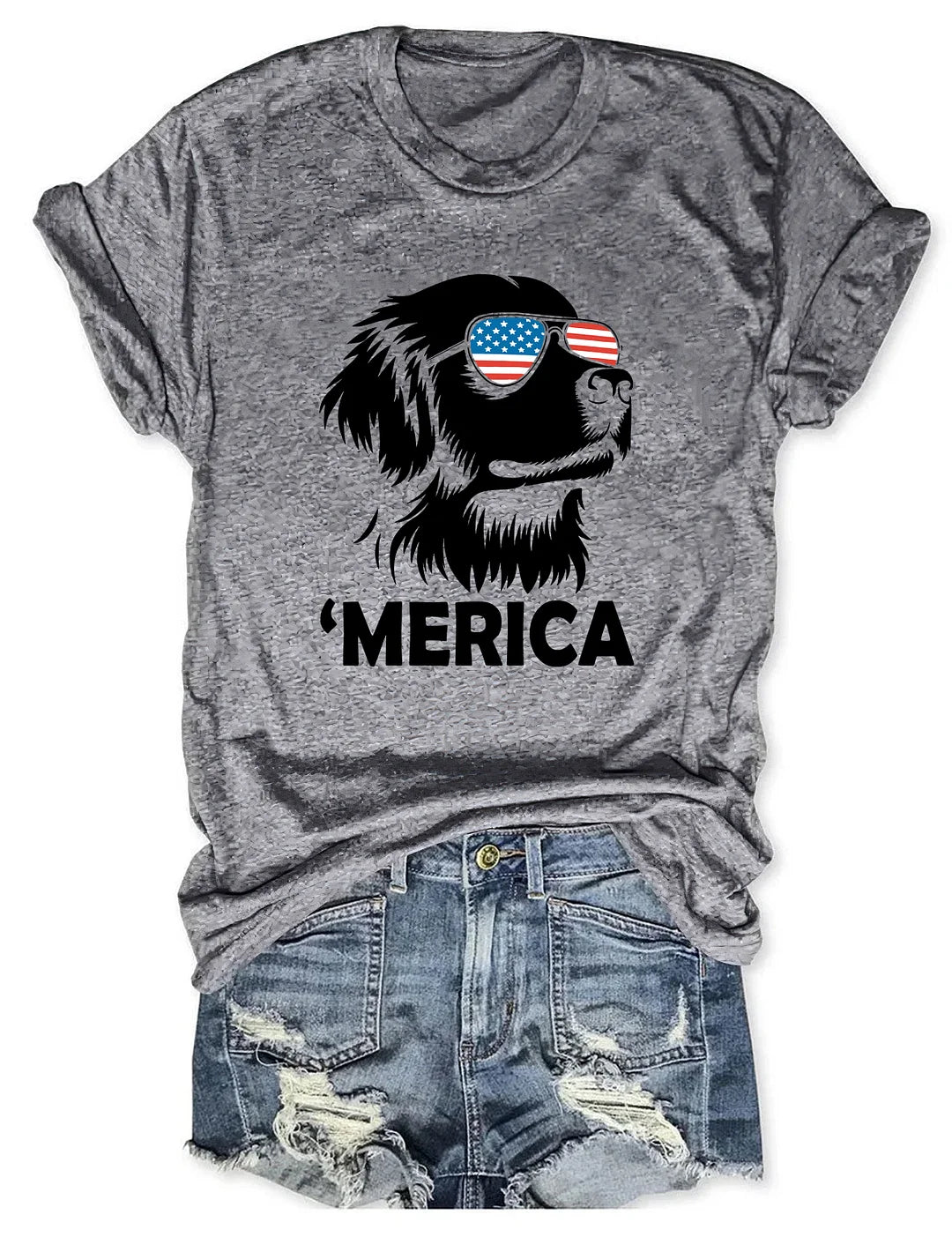Golden Retriever 4th Of July T-shirt