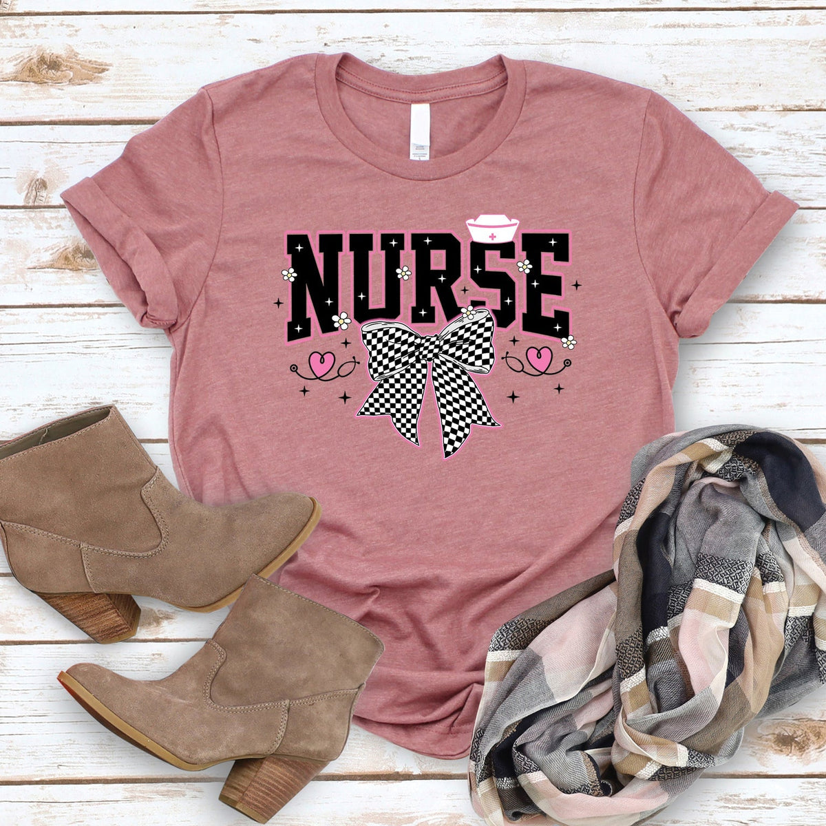 Nurse Black Ribbon Tee