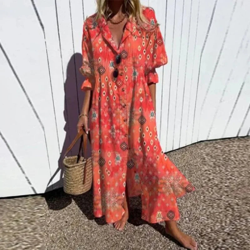 Flattering Boho Dress