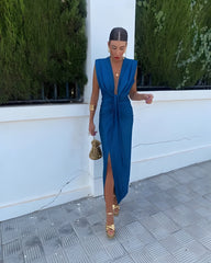Elvira™ - Vestido con pliegues suaves y elegancia moderna