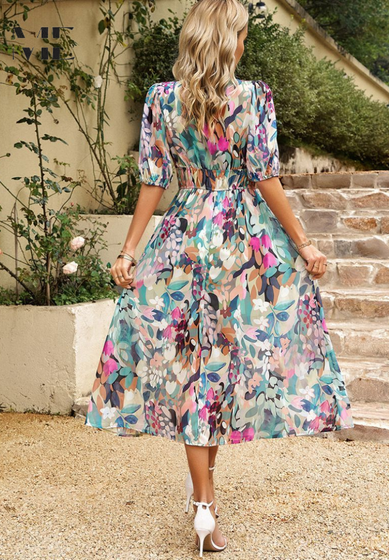 Hannah™ | Vestido floral elegante y versátil