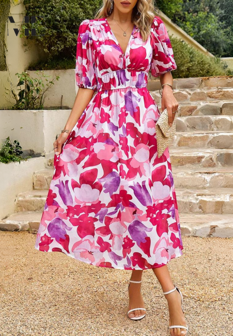 Hannah™ | Vestido floral elegante y versátil