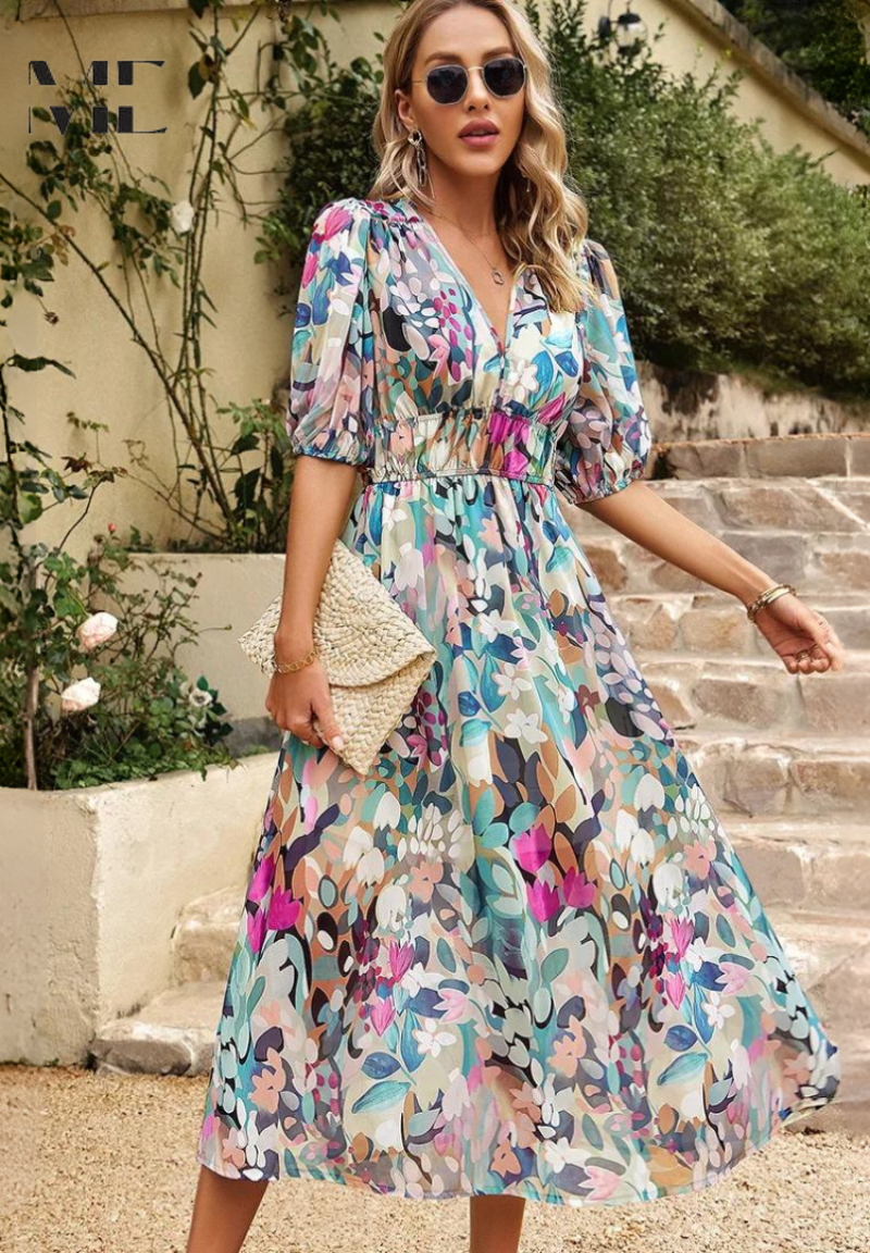 Hannah™ | Vestido floral elegante y versátil