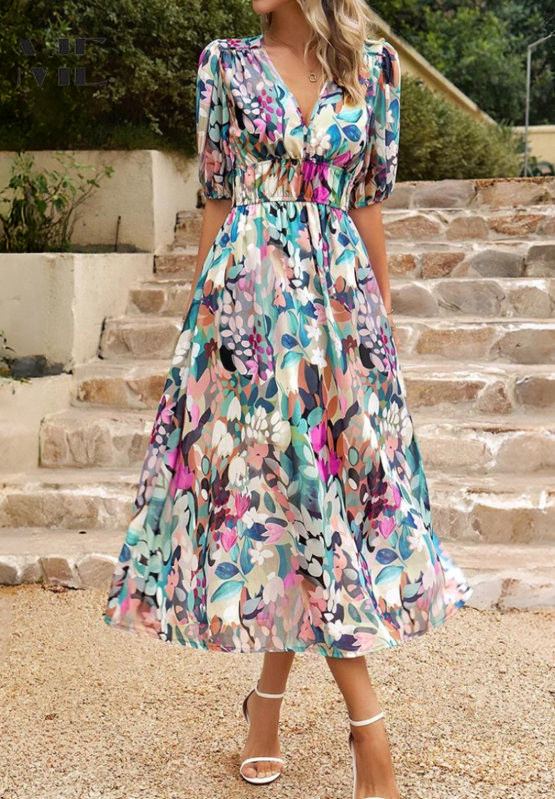 Hannah™ | Vestido floral elegante y versátil
