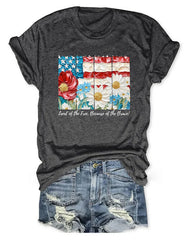 American Flag 4th Of July T-shirt