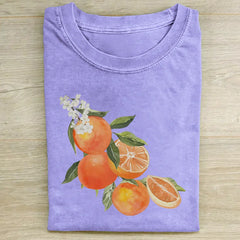Vintage Orange Graphic T-shirt