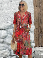 Vibrant Mid Length Dress