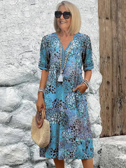 Vibrant Mid Length Dress