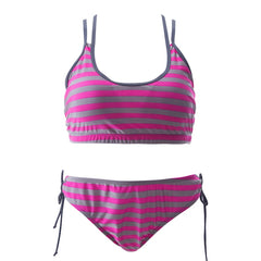 Women's three piece swimsuit set push up swimsuit