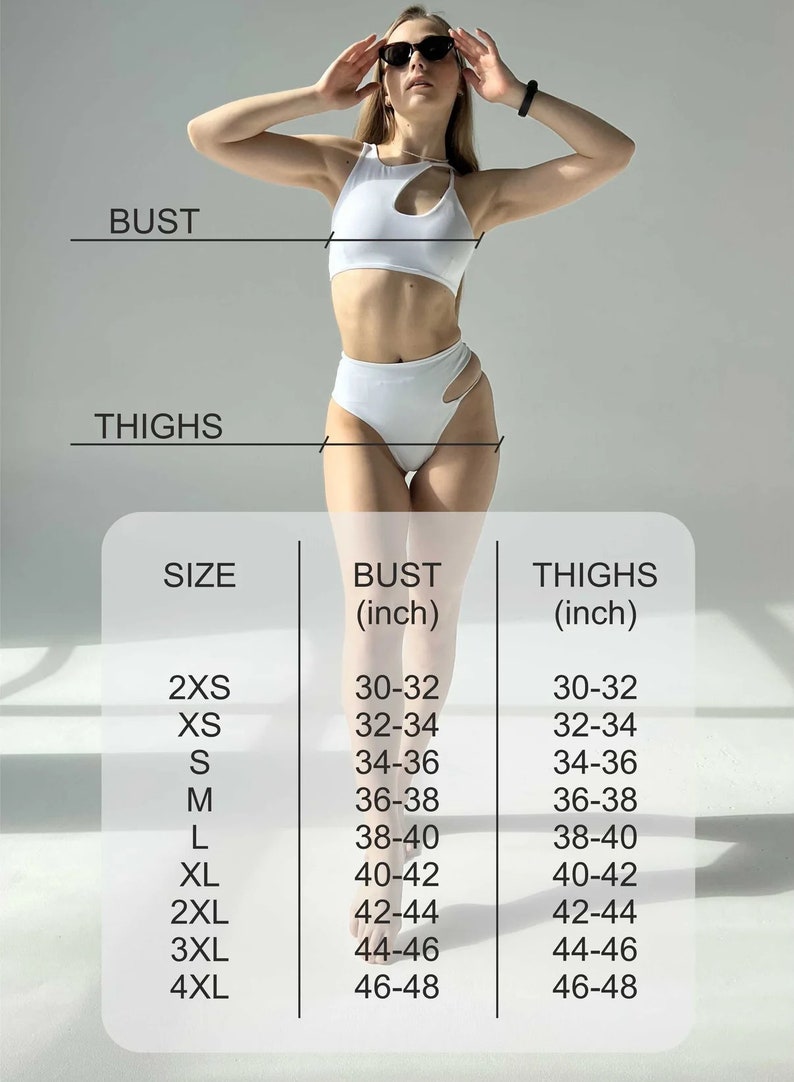 One piece swimsuit thong, Custom size swimsuit