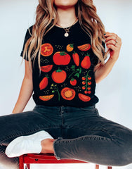 Tomato Shirt Fruit Shirt Botanical Shirt