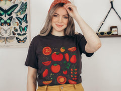 Tomato Shirt Fruit Shirt Botanical Shirt