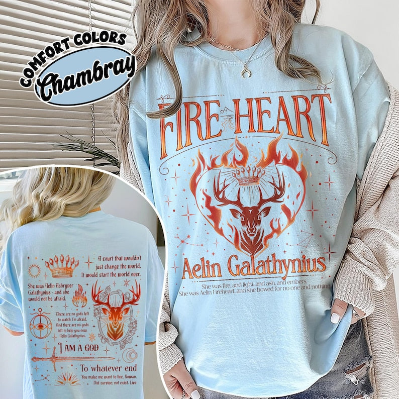 Fireheart TOG Fan Merch Comfort Colors Shirt