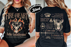 Fireheart TOG Fan Merch Comfort Colors Shirt