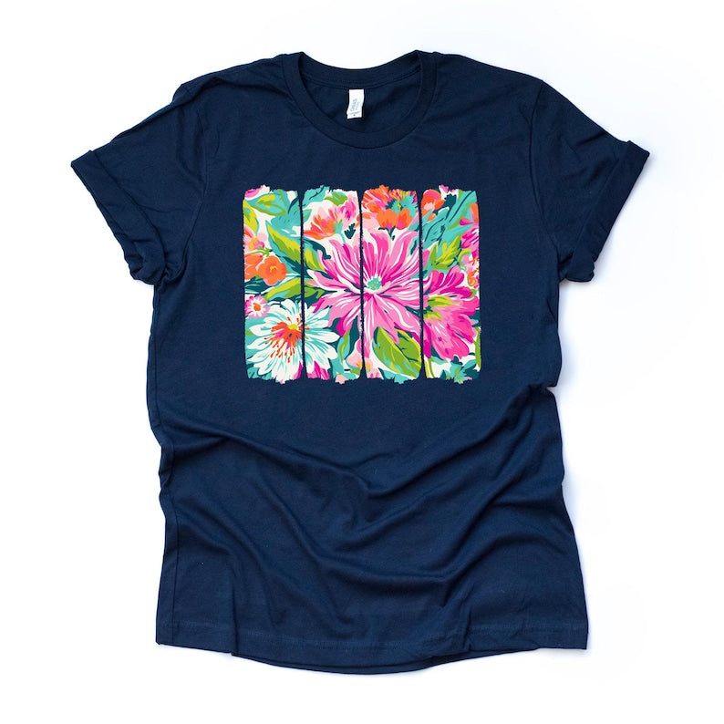Flowers Shirt, Beautiful Summer Flowers