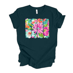Flowers Shirt, Beautiful Summer Flowers