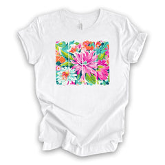 Flowers Shirt, Beautiful Summer Flowers